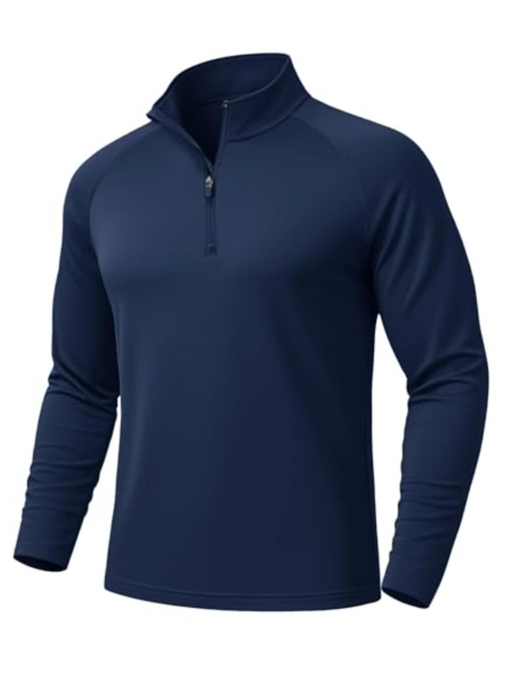 Men's 1/4 Zip Sun Shirt Golf UPF 50+ Long Sleeve Rash Guard Tee